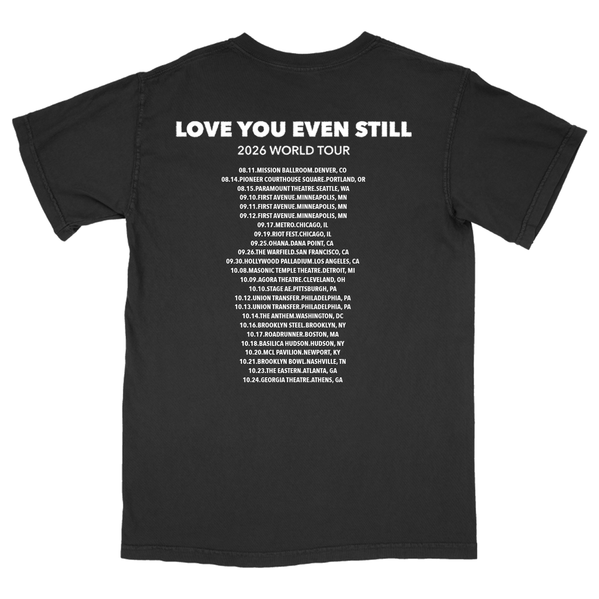2026 Sugar NA Tour Tee